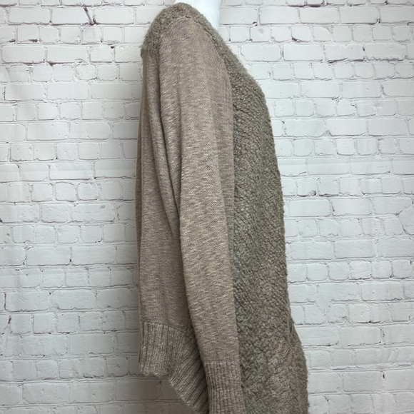 Sleeping on Snow Tan Multi-Texture Open Cardigan - Picture 5 of 16